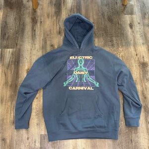 Electric Daisy Carnival EDC Blue Hoodie